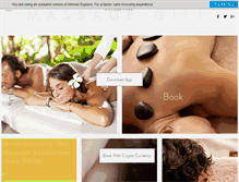 Tablet Screenshot of massagegift.com